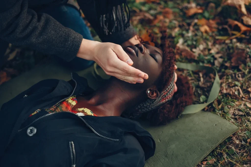 person-rests-outdoors